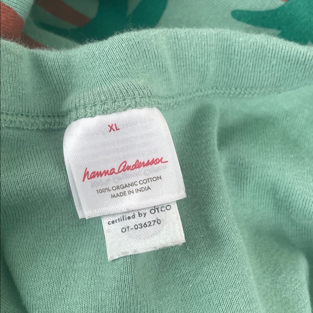 Hanna Andersson Palm Tree Pajama Shorts & Matching Tank Top - Picture 8 of 8